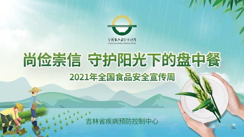 2021年全国食品安全宣传周 尚俭崇信 守护阳光下的盘中餐